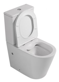 Унитаз-компакт ABBER Bequem AC1112 безободковый белый